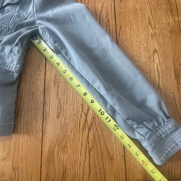 Mossimo  Women's Y2k/  Cargo Fitted Jacket Sz LG  Pockets Button Up - Picture 8 of 13